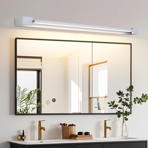Brilagi-LED Oglindă iluminată pentru baie AQUA LINE LED/24W/230V 90 cm IP44 crom mat