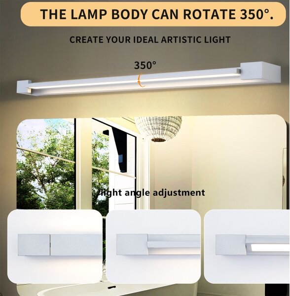 Brilagi-LED Oglindă iluminată pentru baie AQUA LINE LED/24W/230V 90 cm IP44 crom mat