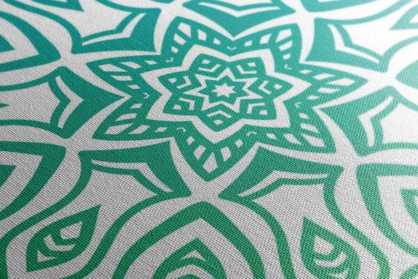Tablou Mandala albastru-verde