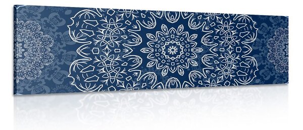 Tablou Mandala albastră cu model abstract