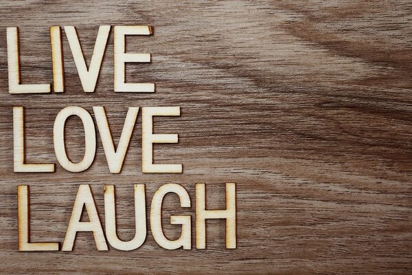 Tablou LIVE, LOVE, LAUGH