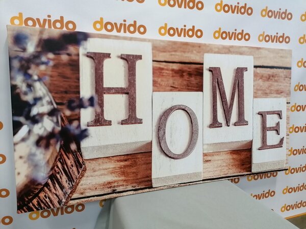 Tablou litere HOME