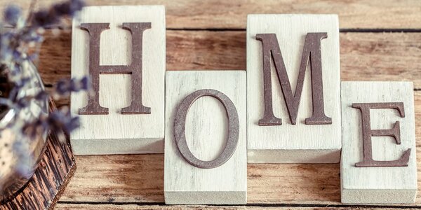 Tablou litere HOME