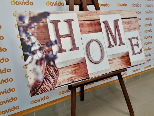 Tablou litere HOME