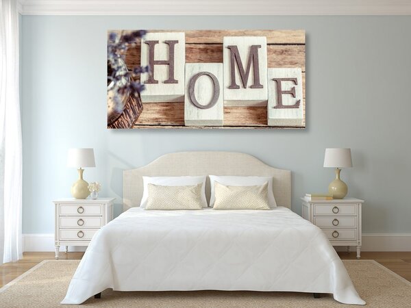 Tablou litere HOME
