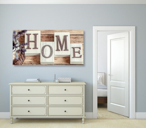 Tablou litere HOME