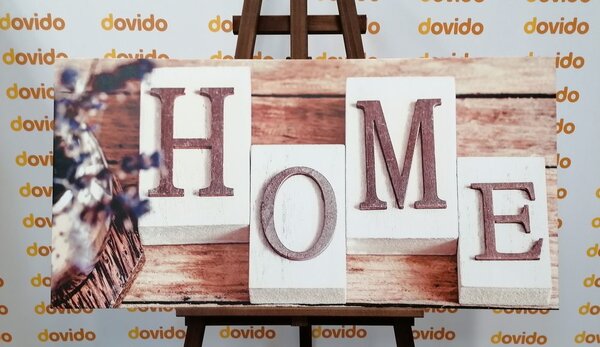 Tablou litere HOME