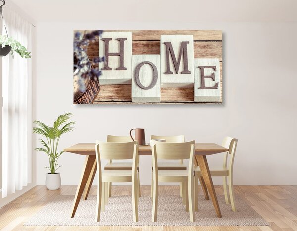 Tablou litere HOME