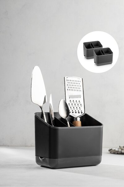 Organizator de bucatarie 2LIBNM-8052 Antracit 16.5x10x14 cm