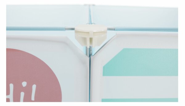 Dulap copii EDRIN, multicolor, metal/plastic, 75x37x147 cm