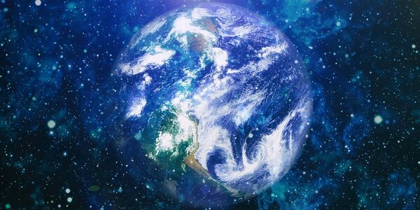 Tablou planeta pământ din NASA