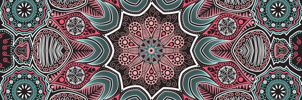 Tablou Mandala indiană cu model floral