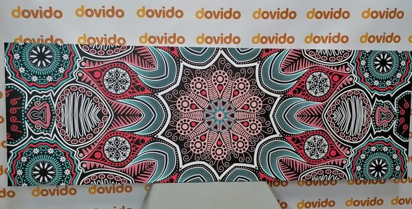 Tablou Mandala indiană cu model floral