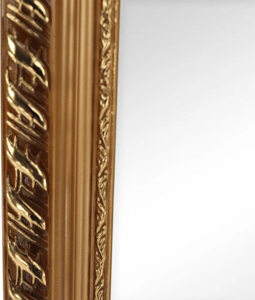Oglinda LAVAL, auriu, metal/lemn, 40x150 cm