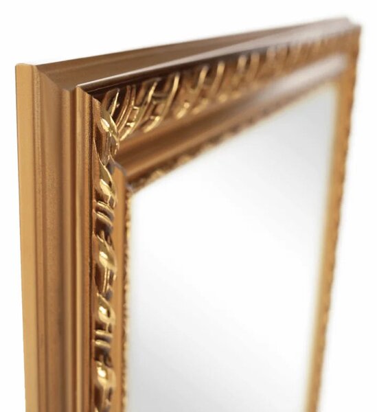 Oglinda LAVAL, auriu, metal/lemn, 40x150 cm