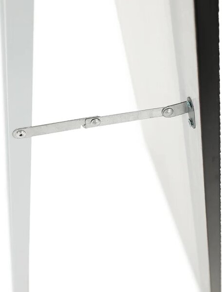 Oglinda LAVAL, negru, metal/lemn, 40x150 cm