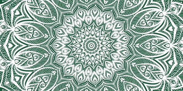 Tablou Mandala armonie pe un fundal verde