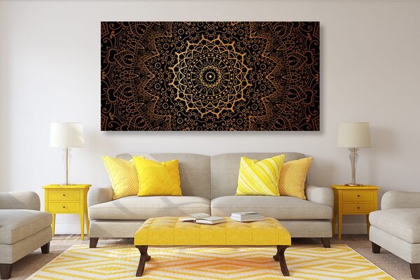 Tablou vintage Mandala în stil indian