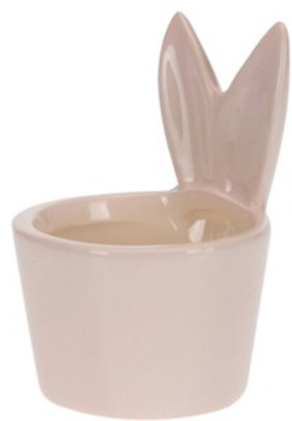 Suport pentru ou Rabbit ears, 5.5x6x7.5 cm, dolomita, roz