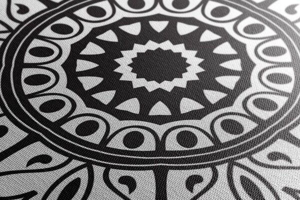 Tablou ornament alb-negru
