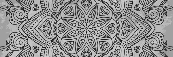 Tablou Mandala cu atingere antică în design alb-negru