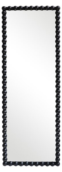Oglinda cu lemn Ledalo, Pako World, Negru, 45x4.5x130 cm