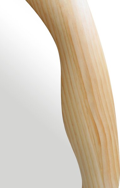 Oglinda ovala Enola, Pako World, Natural, 54x2.5x80 cm