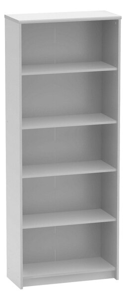 Biblioteca JOHAN 2 NEW 04, alb, DTD laminat, 73x34x186 cm