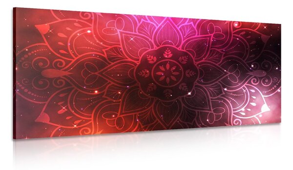 Tablou Mandala cu fundal galactic