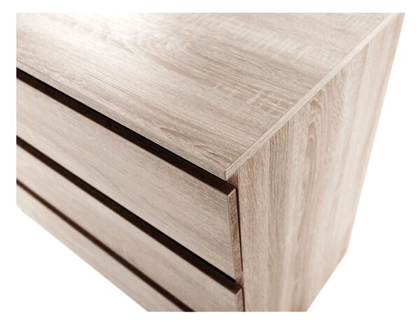 Comoda HANY NEW 003, stejar sonoma, PAL laminat, 90x49x74 cm