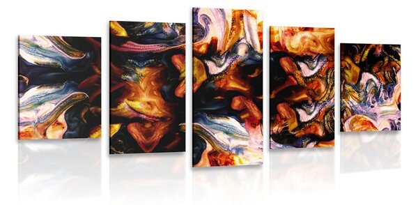 Tablou 5-piese artă în design abstract