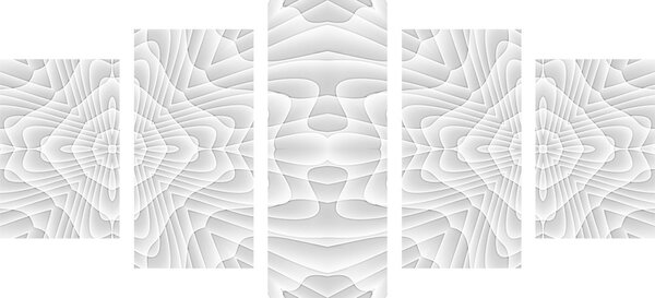 Tablou 5-piese model caleidoscopic