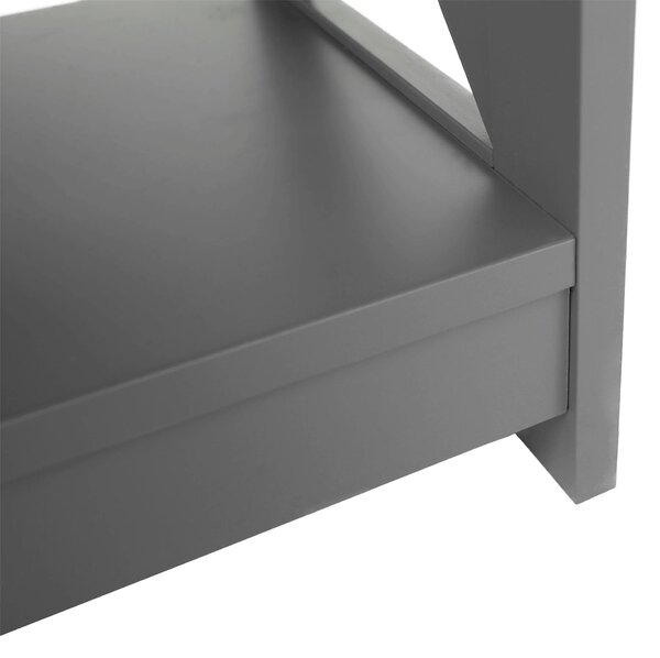 Consola LOMIR, gri, 87x30x80 cm