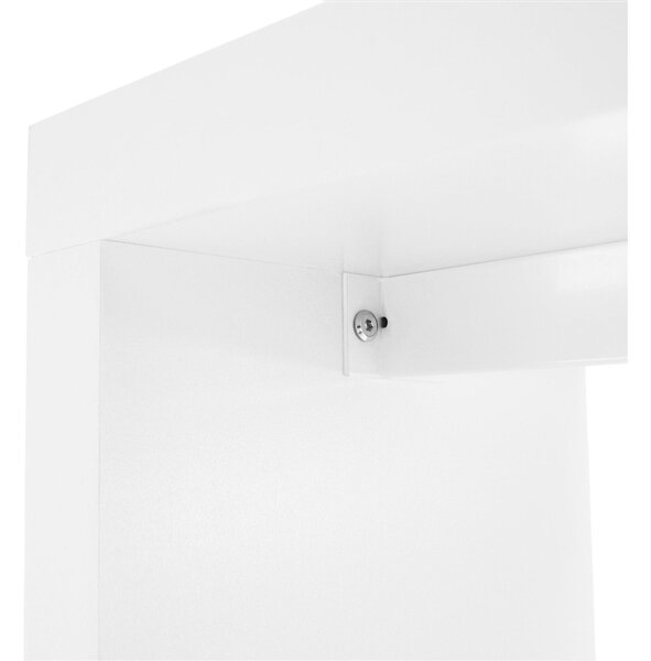 Consola FITRON, alb, PAL laminat, 183x28x80 cm