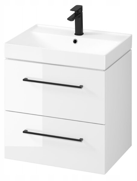 Cersanit Larga, dulap baie cu chiuveta 60x45x65 cm, alb lucios, S801-439
