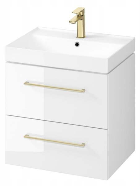 Cersanit Larga, dulap baie cu chiuveta 60x45x65 cm, alb lucios, S801-439