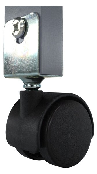 Carucior servire BARABE, gri/stejar, 67x37x76 cm