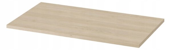 Cersanit Moduo, set dulap baie cu chiuveta blat 80x45x95 cm, stejar lucios alb, S801-447