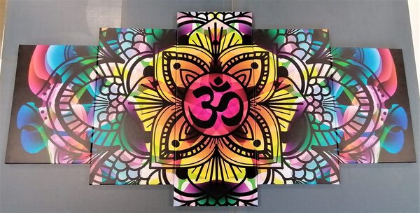Tablou 5-piese Mandala sănătății
