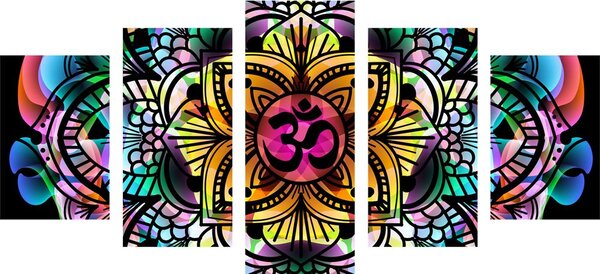 Tablou 5-piese Mandala sănătății