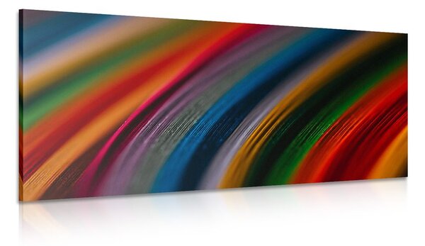 Tablou detaliu material colorat