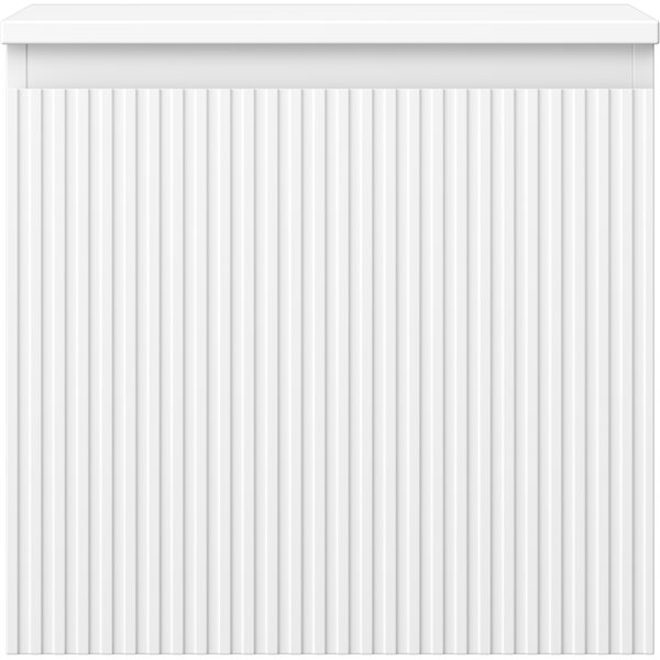 Mexen Rivel, mobilier de baie 50 cm cu blat, 1 sertar, canelat, alb mat, 91A20-05047-1-BFC01
