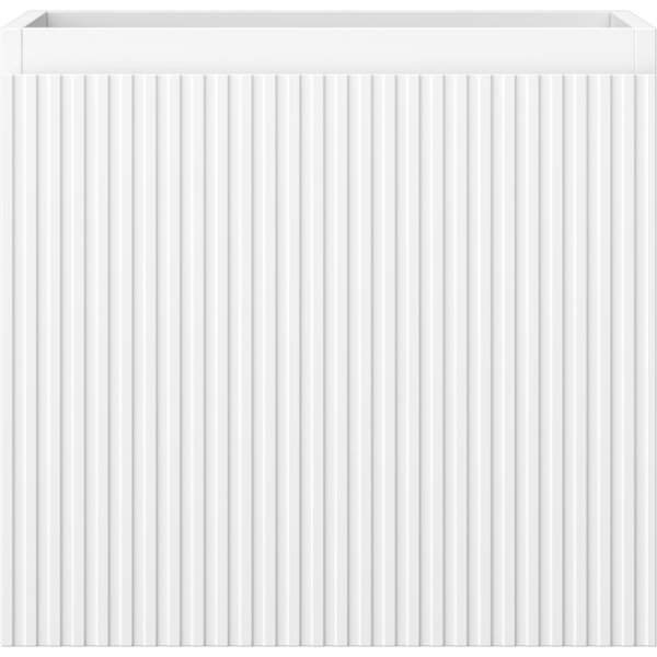 Mexen Rivel, mobilier baie 50 cm, 1 sertar, canelat, alb mat, 91A20-05047-1-BF01