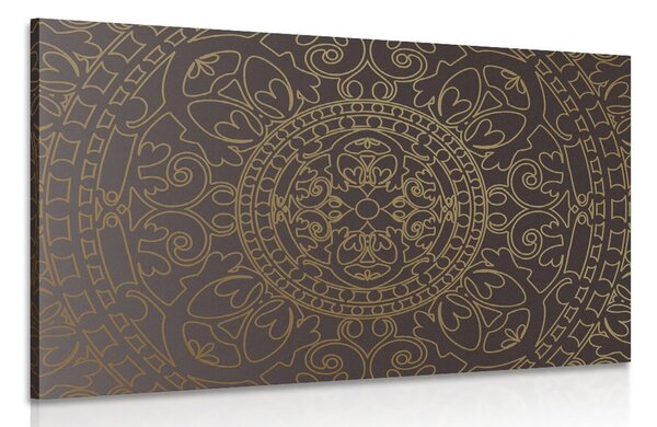 Tablou ornament oriental din aur