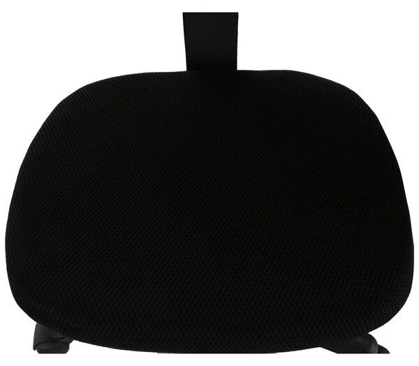 Scaun birou MESH, portocaliu/negru, plastic/plasa, 39x49x78/90 cm