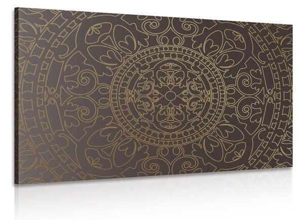 Tablou ornament oriental din aur