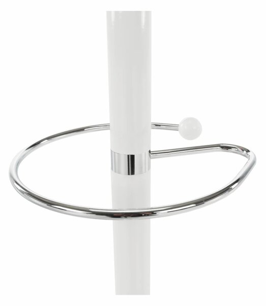 Cuier pom ALAN NEW, alb, metal/marmura, 37x175 cm