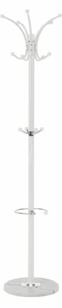 Cuier pom ALAN NEW, alb, metal/marmura, 37x175 cm