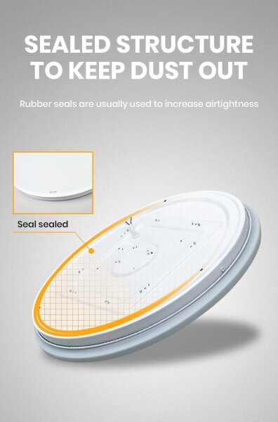 Brilagi - Corp de iluminat LED dimabil SMART STARS, 24W, 230V, Wi-Fi Tuya + telecomandă