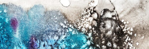 Tablou abstracție de acuarelă
